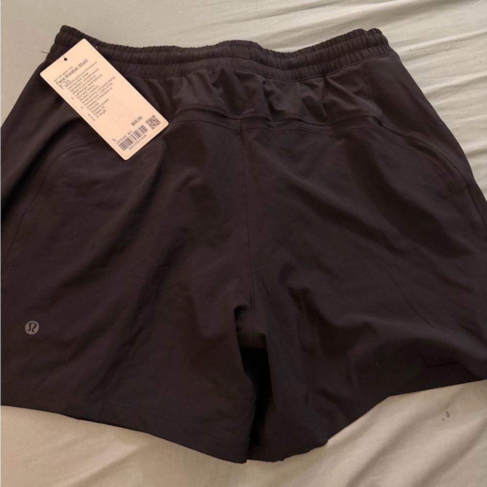 Lululemon Pace Breaker Short 5” Black Large NWT - Picture 4 of 8